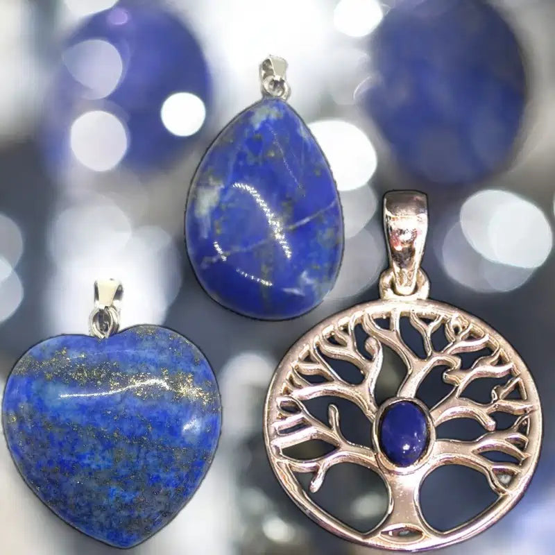 Pendentif en lapis lazuli véritable 