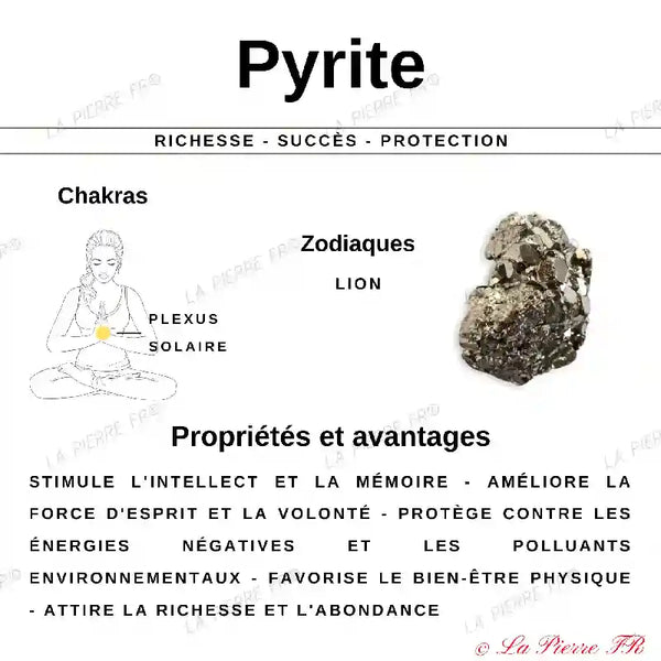 Perles Pyrite en pierre naturelle - Qualité AAA