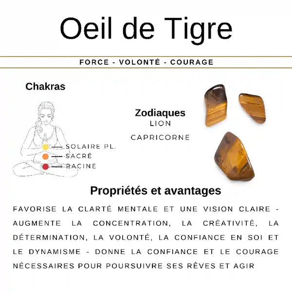 Oeil de Tigre : Perles en pierre naturelle 6mm (Heishi) – Fil de 36cm