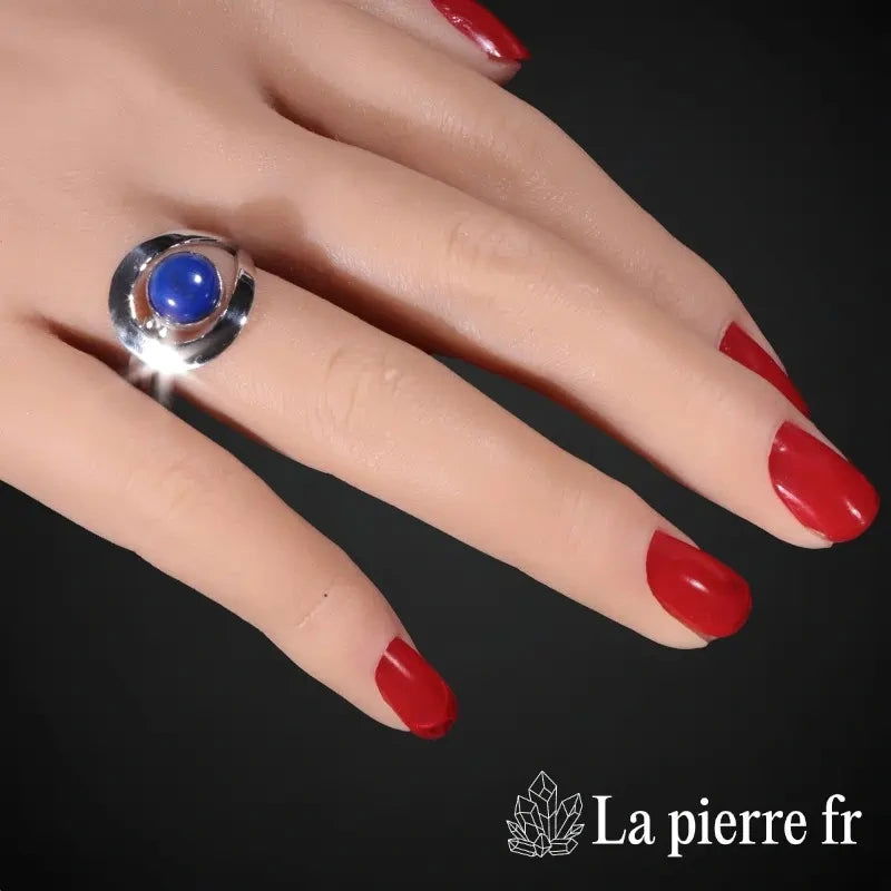 Bague Lapis Lazuli « Résonant » - Argent 925 - La Pierre FR