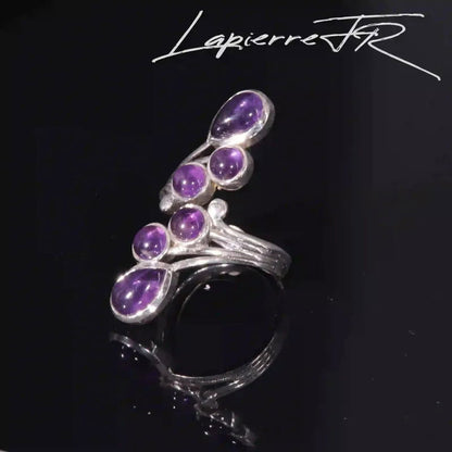 Bague améthyste et argent 925 - La Pierre FR