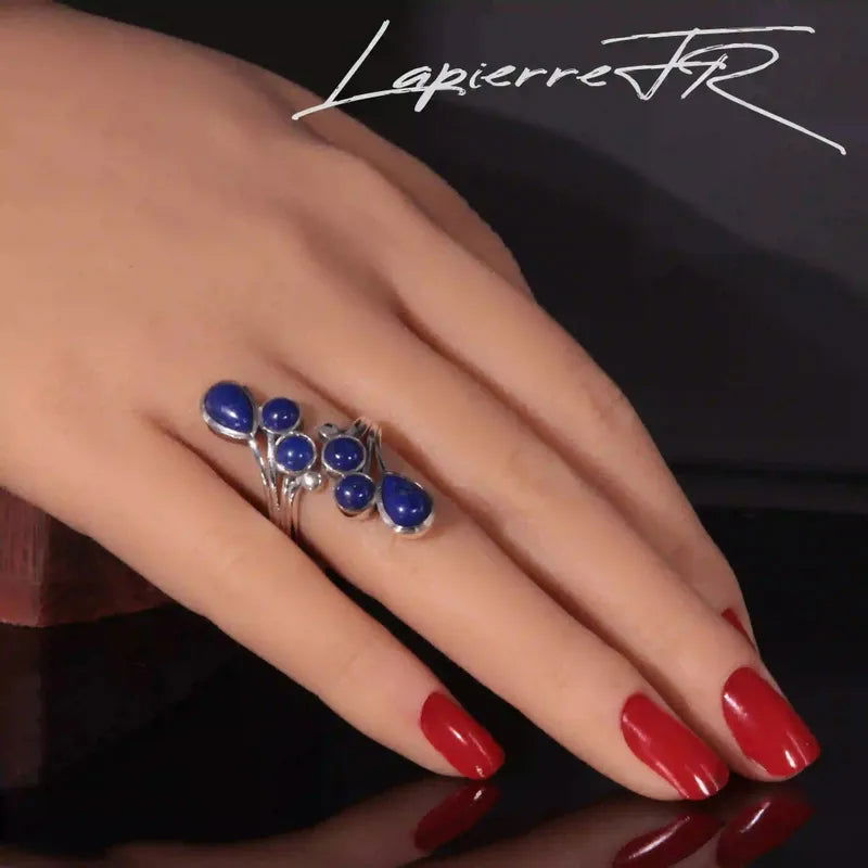 Bague en Lapis Lazuli sur argent 925 - La Pierre FR