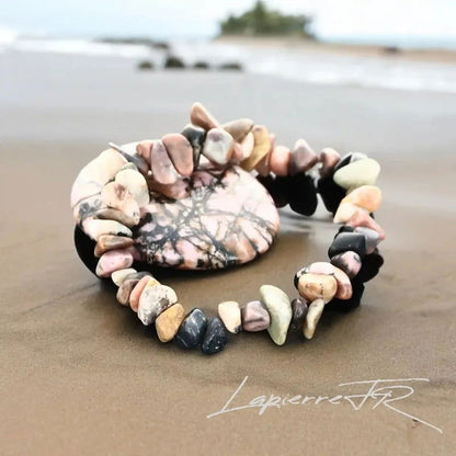 Bracelet en pierre Rhodonite - La Pierre FR