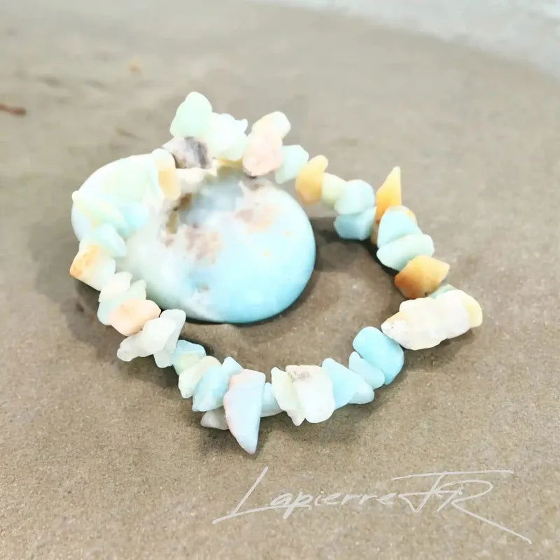 Bracelet pierre Amazonite - La Pierre FR