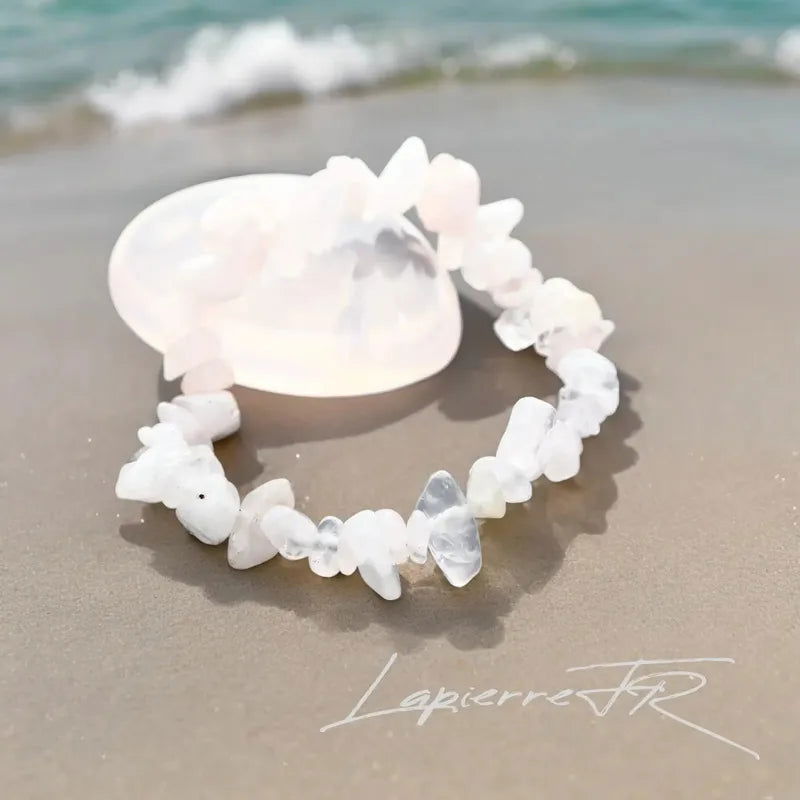 Bracelet pierre Quartz Rose - La Pierre FR