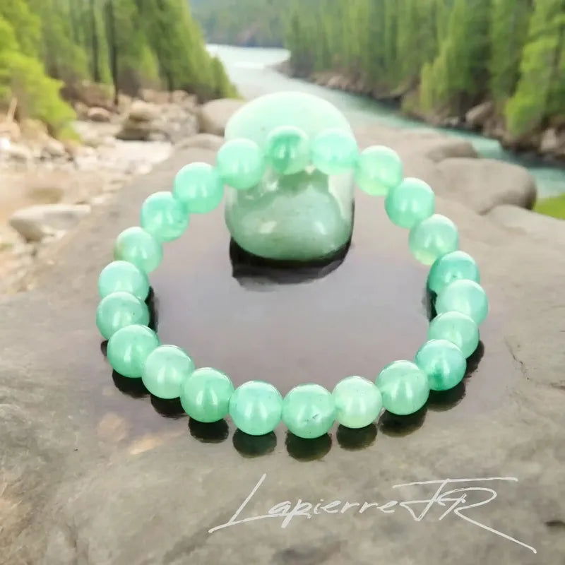 Bracelet pierre naturelle Aventurine verte - La Pierre FR