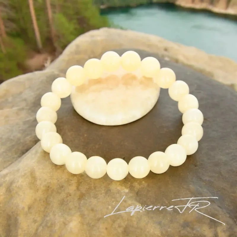 Bracelet pierre naturelle Calcite orange - La Pierre FR