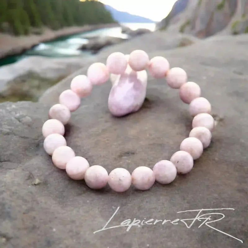 Bracelet pierre naturelle Kunzite - La Pierre FR