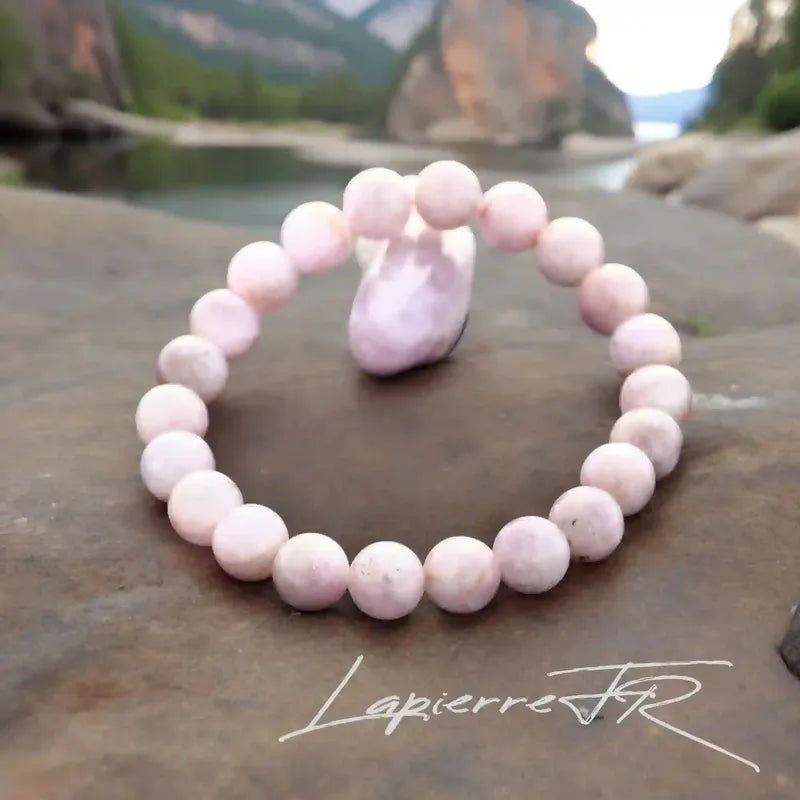 Bracelet pierre naturelle Kunzite - La Pierre FR