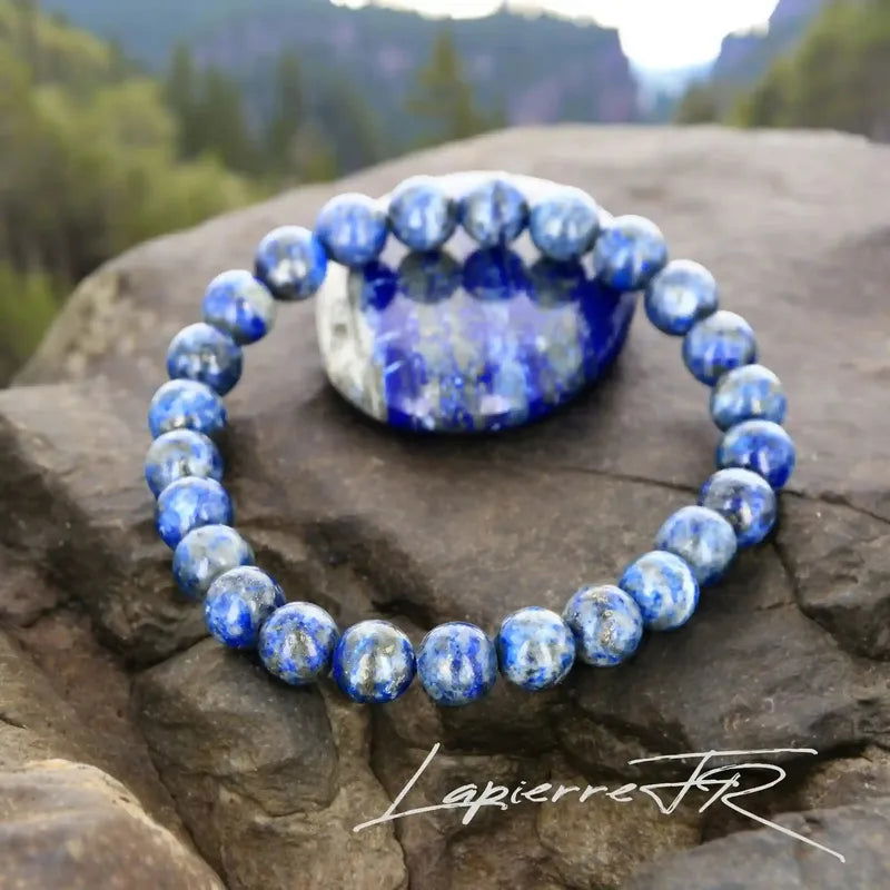 Bracelet pierre naturelle Lapis Lazuli - La Pierre FR