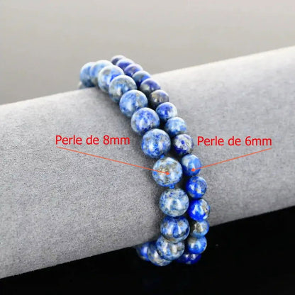 Bracelet pierre naturelle Lapis Lazuli - La Pierre FR