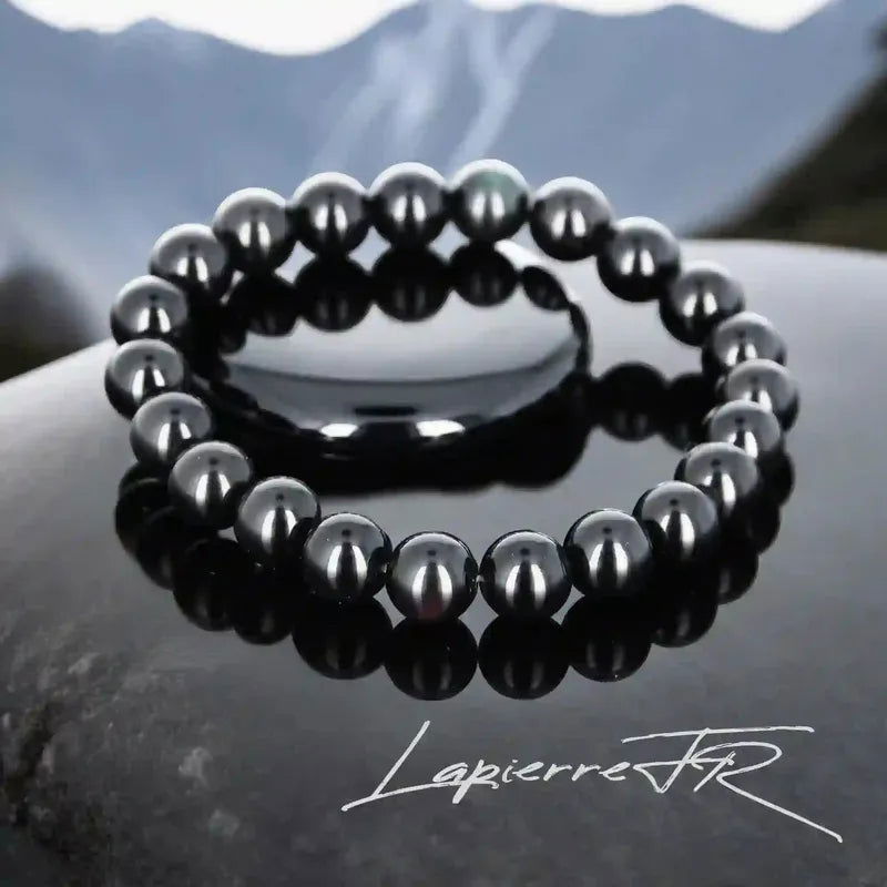 Bracelet pierre naturelle Obsidienne Œil Céleste - La Pierre FR