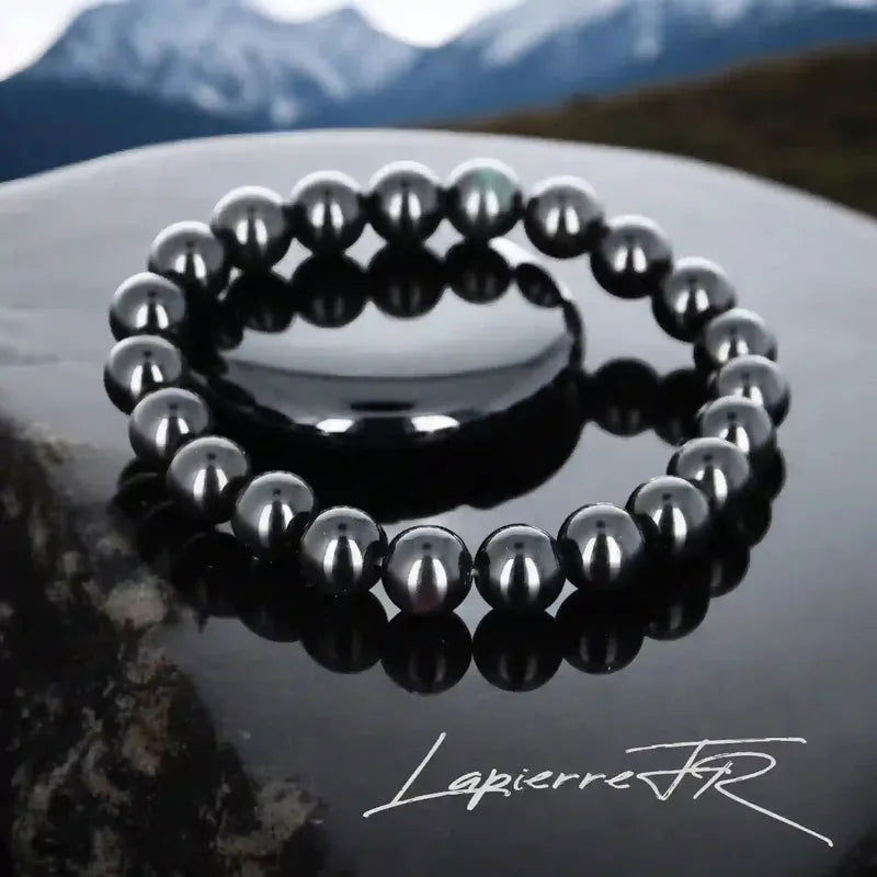 Bracelet pierre naturelle Obsidienne Œil Céleste - La Pierre FR