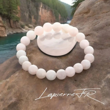 Bracelet pierre naturelle Quartz Rose - La Pierre FR