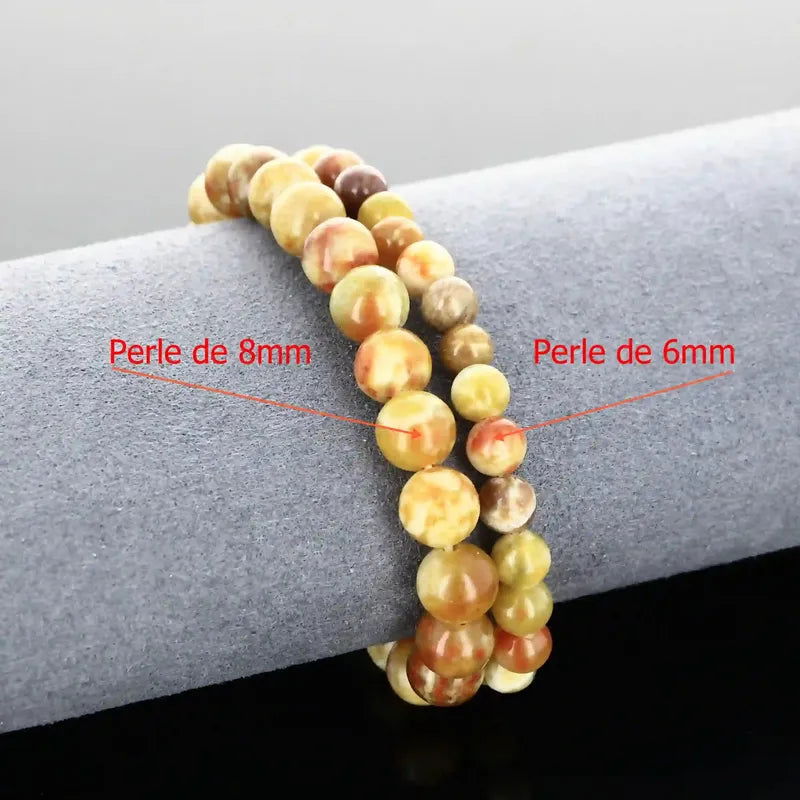 Bracelet pierre naturelle Serpentine - La Pierre FR