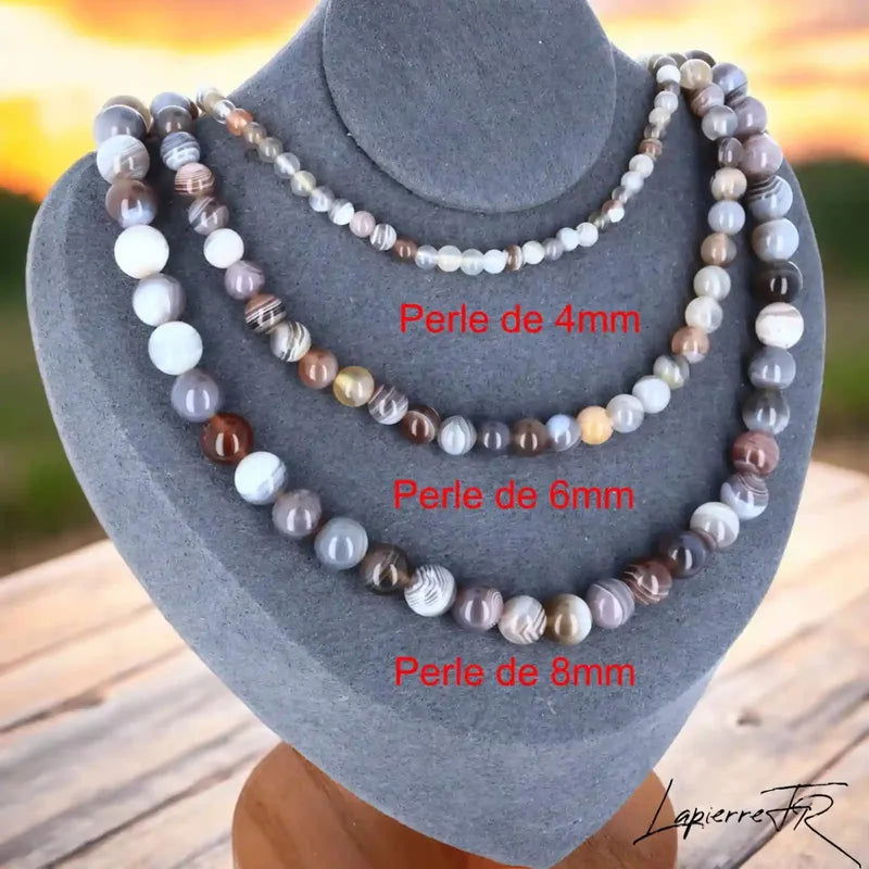 Collier en Agate - La Pierre FR