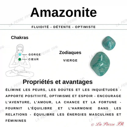 Collier en Amazonite - La Pierre FR