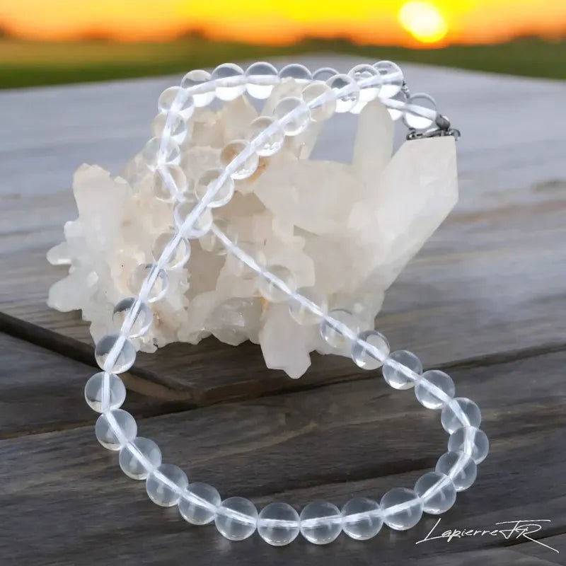 Collier en Cristal de Roche - La Pierre FR