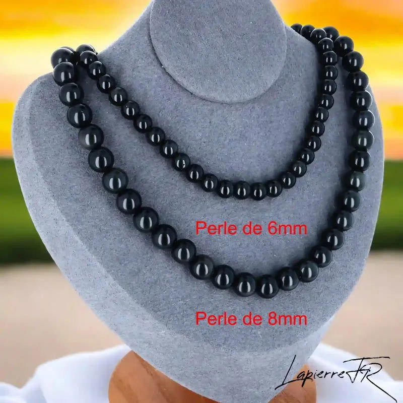 Collier en Obsidienne Œil Céleste - La Pierre FR