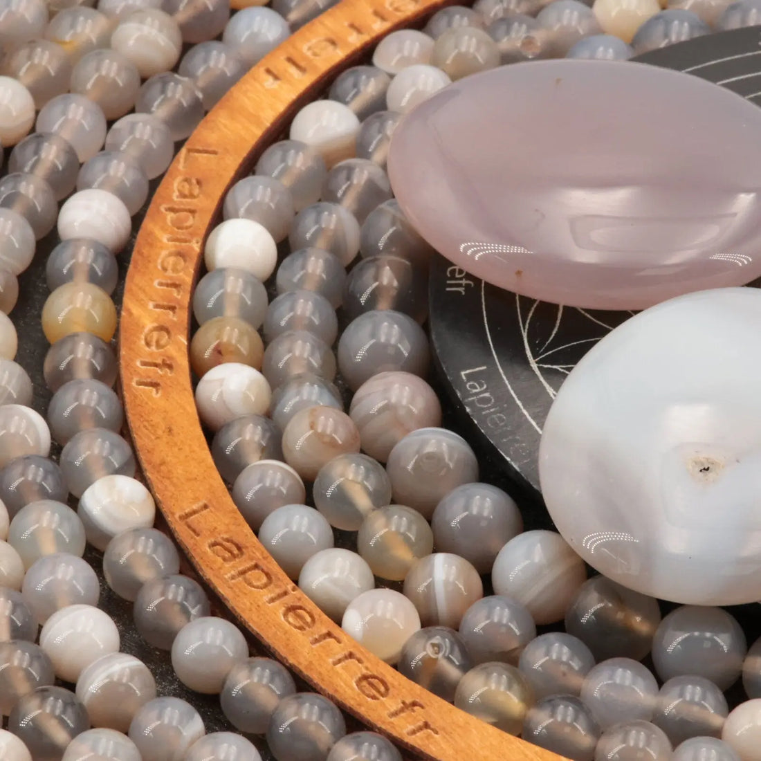 Fil de perles Agate perse ronde 6mm 8mm 10mm | Perle pierre naturelle | Gemmes | Qualité AA+