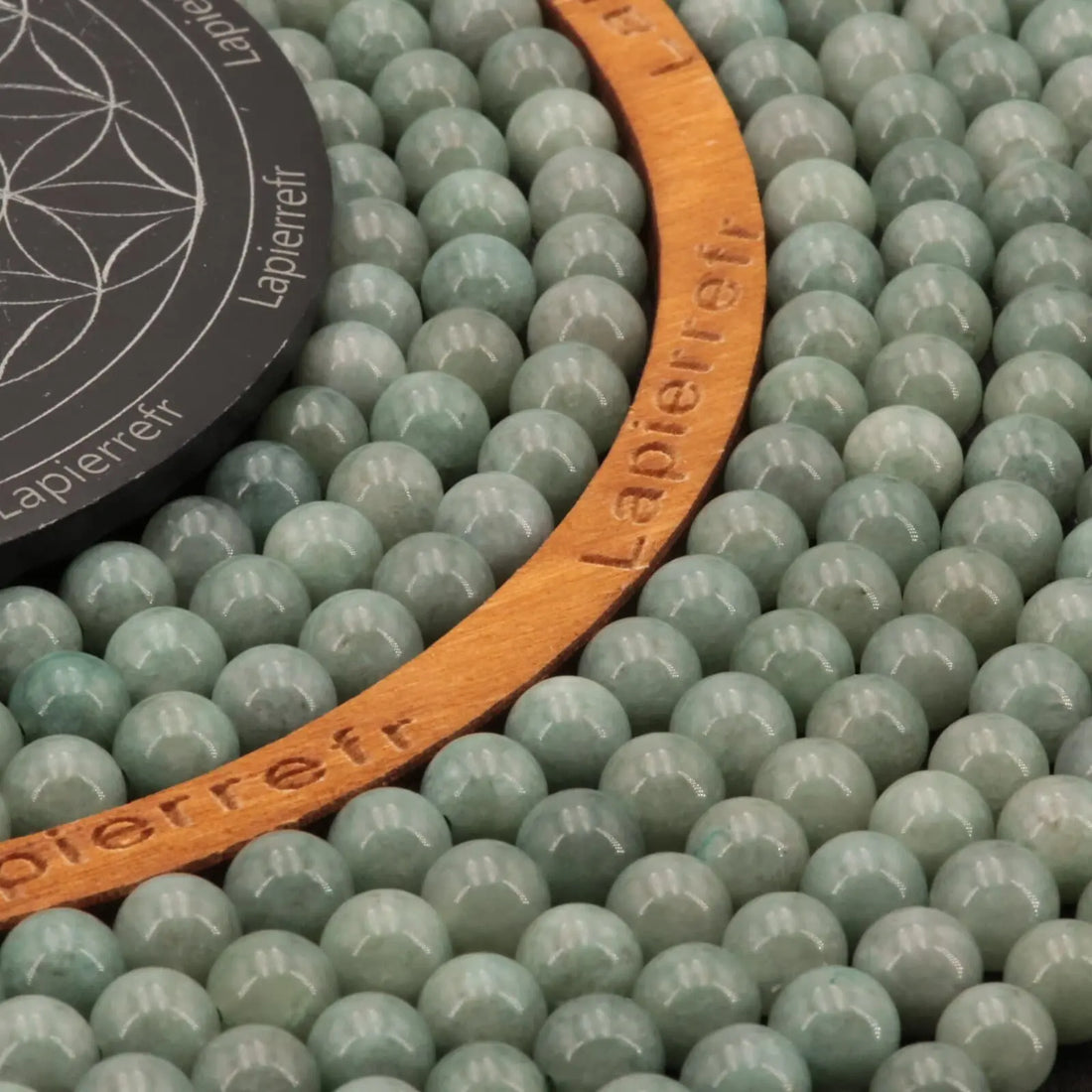 Fil de  perles JADE VERT naturel ronde 6mm 8mm 10mm | Perle pierre naturelle | Gemmes | Qualité AAA