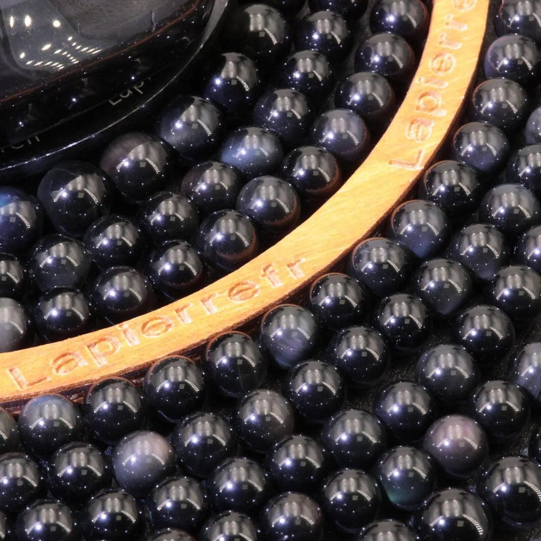 Fil de perles OBSIDIENNE NOIRE ronde 4mm 6mm 8mm 10mm | Perle pierre naturelle ronde | Gemmes | Qualité AAA