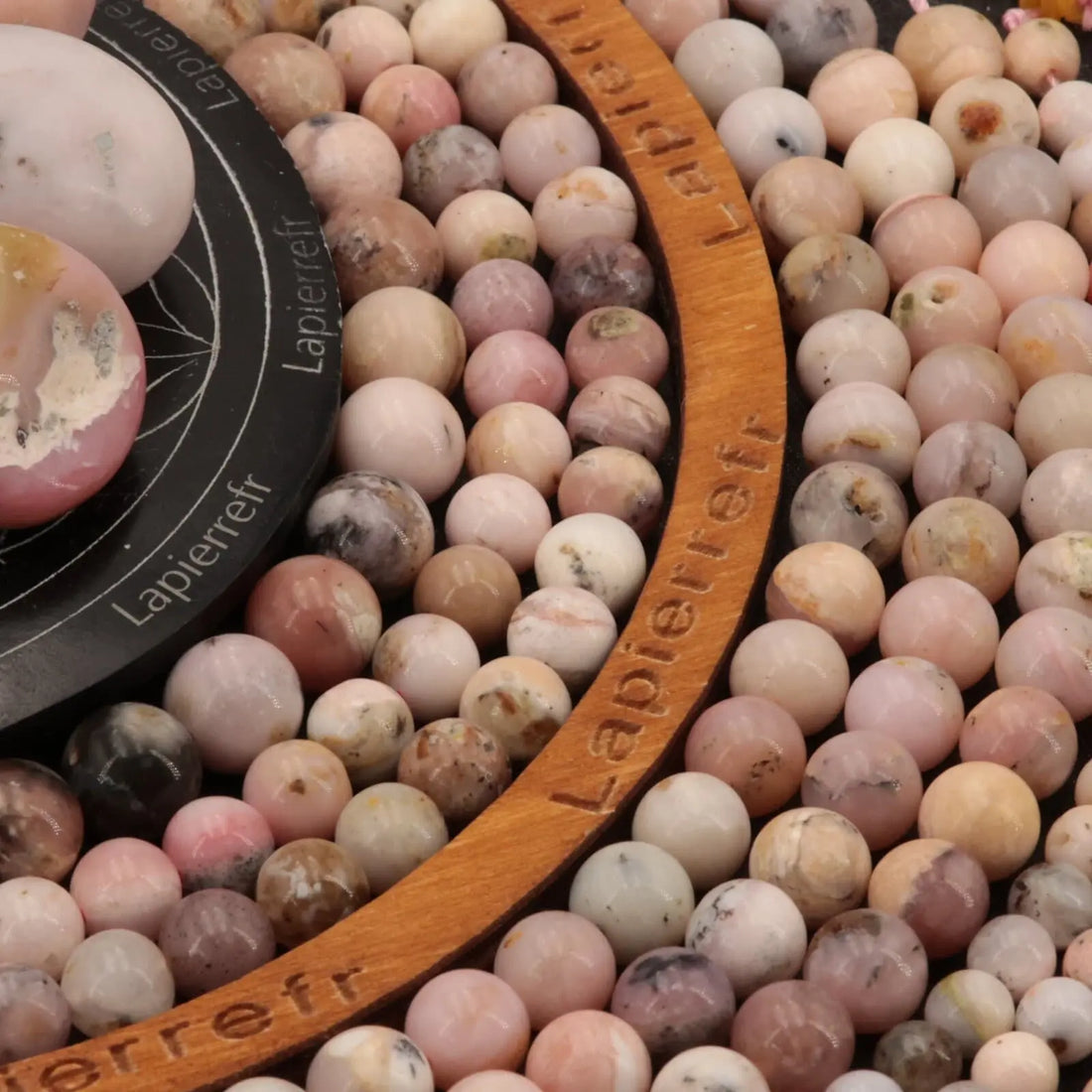 Fil de perles Opale Rose naturelle ronde 6mm 8mm 10mm | Perle pierre naturelle | Gemmes | Qualité AA+