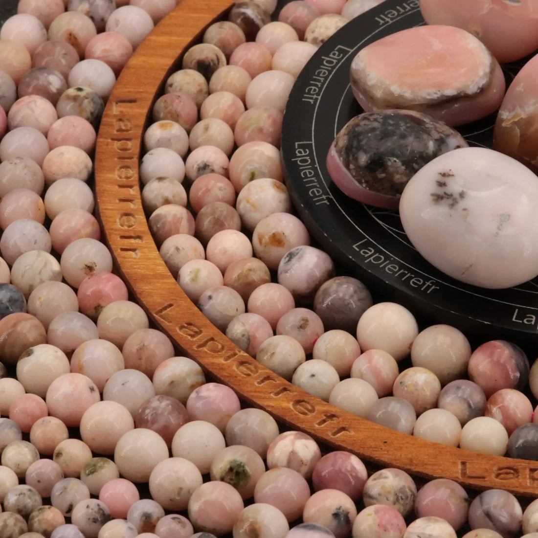 Fil de perles Opale Rose naturelle ronde 6mm 8mm 10mm | Perle pierre naturelle | Gemmes | Qualité AA+