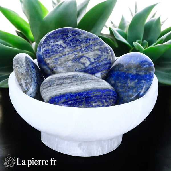 Lapis Lazuli Galet Plat – Pierre de Sagesse et Connaissance de Soi 