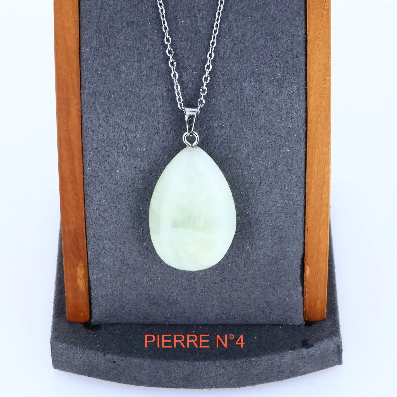 Pendentif Jade vert | Pendentif pierre naturelle Ma boutique