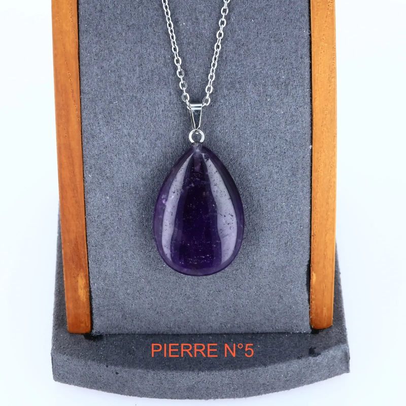 Pendentif Améthyste | Pendentif pierre naturelle - La Pierre FR