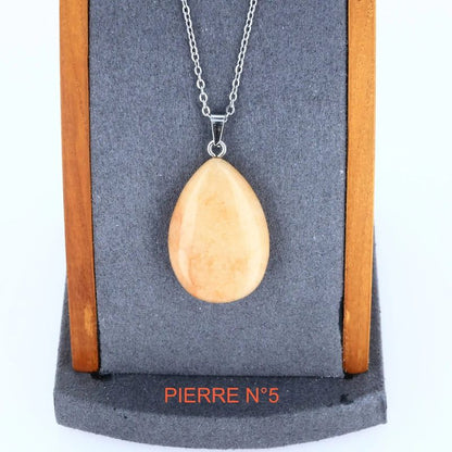 Pendentif Aventurine orange | Pendentif pierre naturelle - La Pierre FR