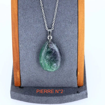 Pendentif Fluorite | Pendentif pierre naturelle - La Pierre FR