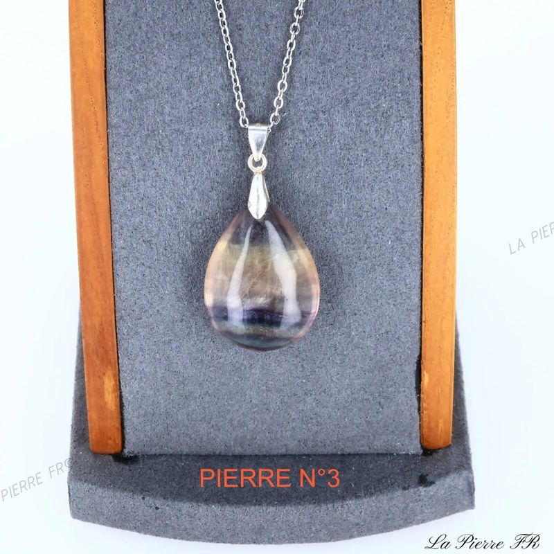 Pendentif Fluorite de Hunan - La Pierre FR