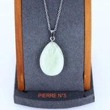 Pendentif Jade vert | Pendentif pierre naturelle - La Pierre FR
