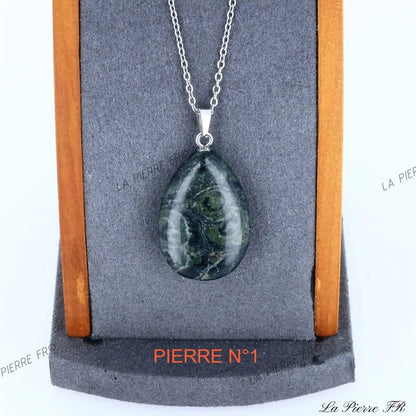 Pendentif Jaspe Kambaba | Pendentif pierre naturelle - La Pierre FR