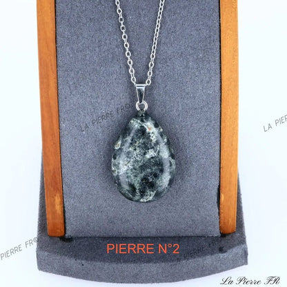 Pendentif Jaspe Kambaba | Pendentif pierre naturelle - La Pierre FR