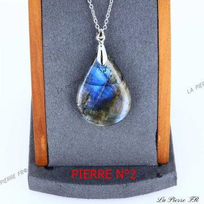 Pendentif Labradorite de Madagascar - La Pierre FR