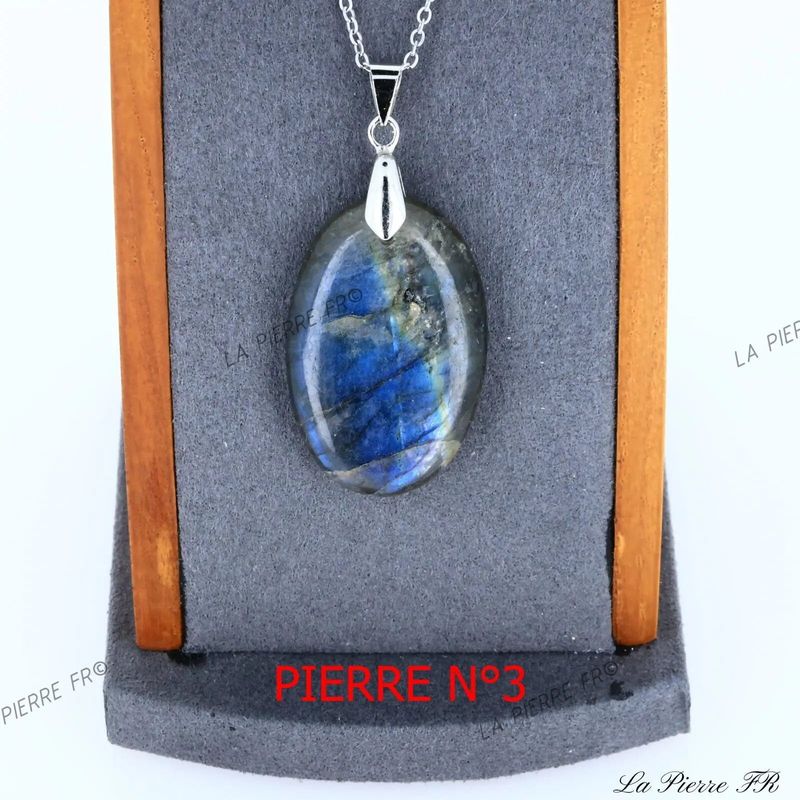 Pendentif Labradorite de Madagascar - La Pierre FR