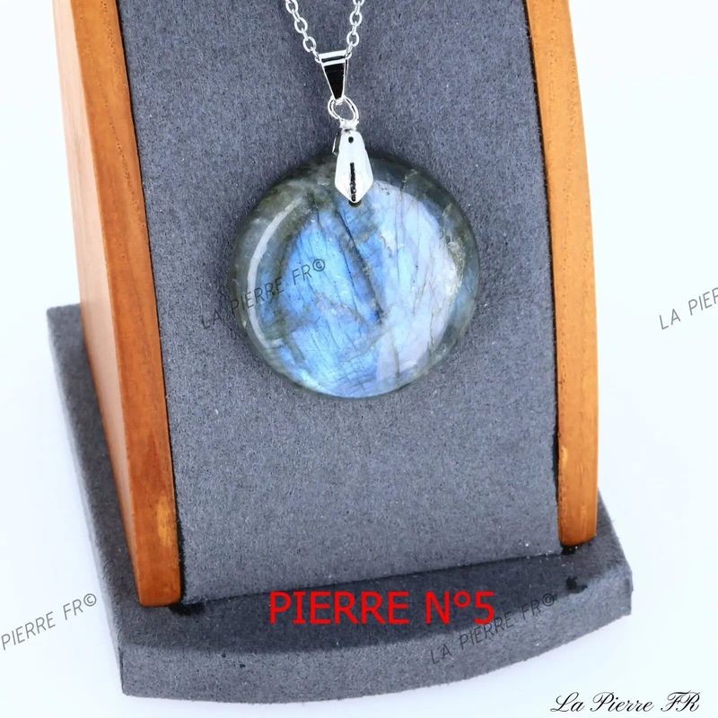 Pendentif Labradorite de Madagascar - La Pierre FR