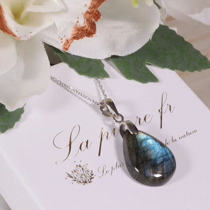 Pendentif Labradorite de Madagascar - La Pierre FR