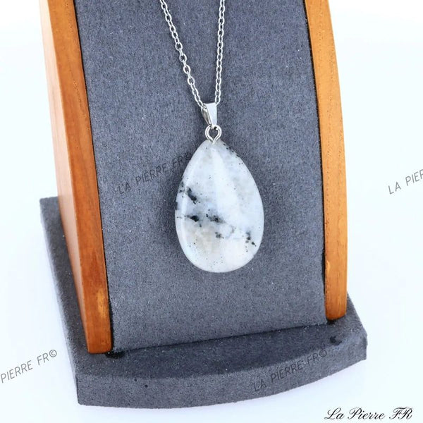 Pendentif Labradorite grise | Pendentif pierre naturelle - La Pierre FR