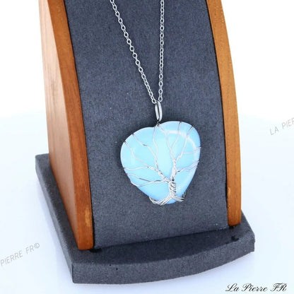 Pendentif Opalite arbre de vie - La Pierre FR