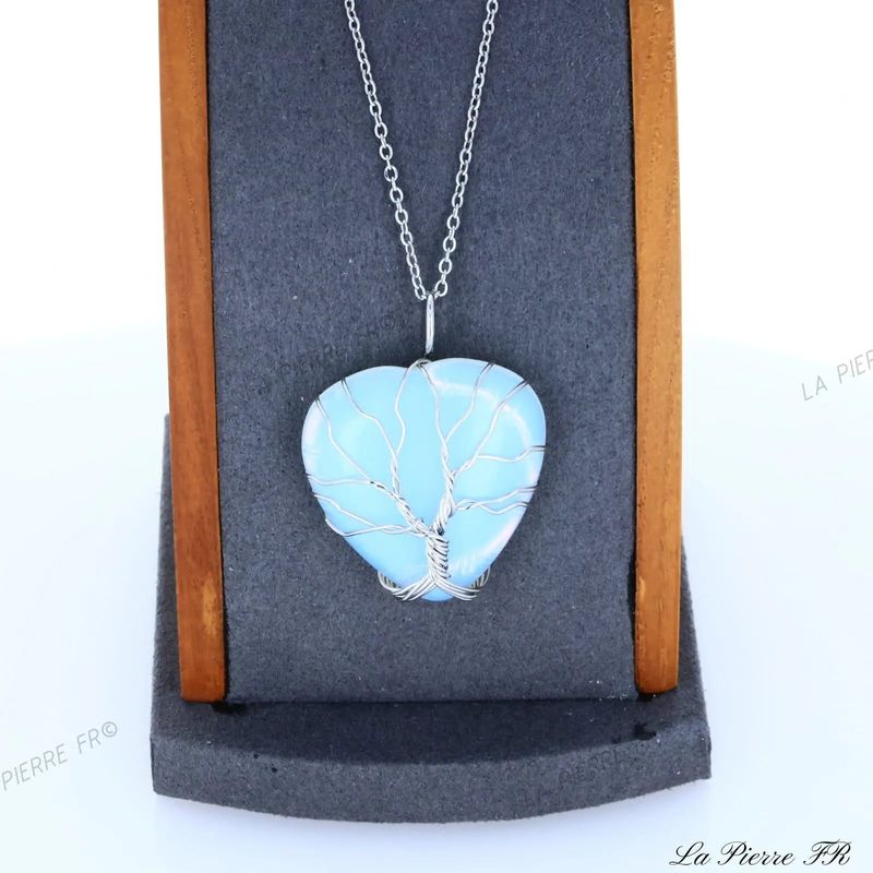 Pendentif Opalite arbre de vie - La Pierre FR