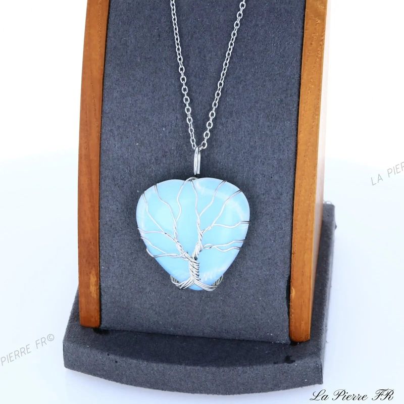 Pendentif Opalite arbre de vie - La Pierre FR