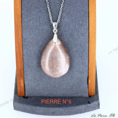 Pendentif Pierre de Soleil en pierre naturelle - La Pierre FR