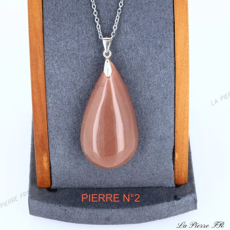 Pendentif Pierre de Soleil naturelle - La Pierre FR