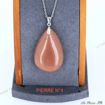 Pendentif Pierre de Soleil naturelle - La Pierre FR