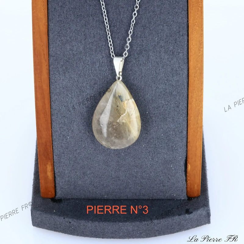 Pendentif Quartz Rutile - La Pierre FR