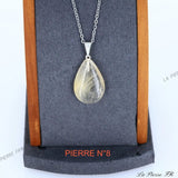 Pendentif Quartz Rutile | Pendentif en pierre naturelle - La Pierre FR